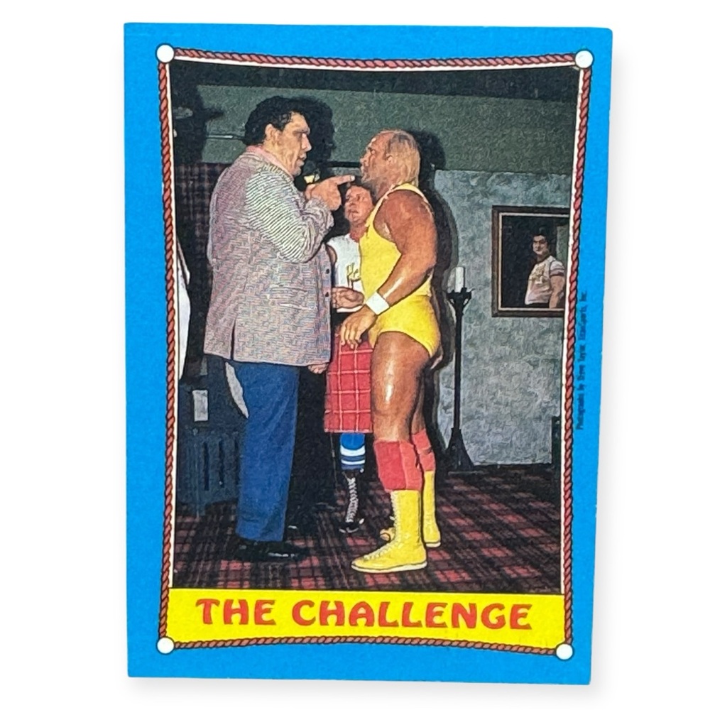 Topps WWF Hulk Hogan The Challenge Wrestling Card